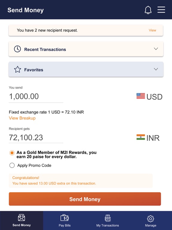 Screenshot #5 pour ICICI Bank Money2India