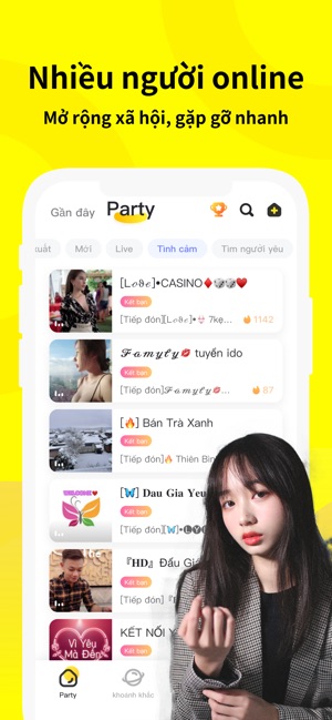 Partying - kết bạn mới