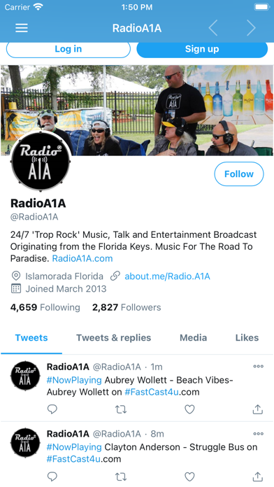 Paradise Road Radio Screenshot