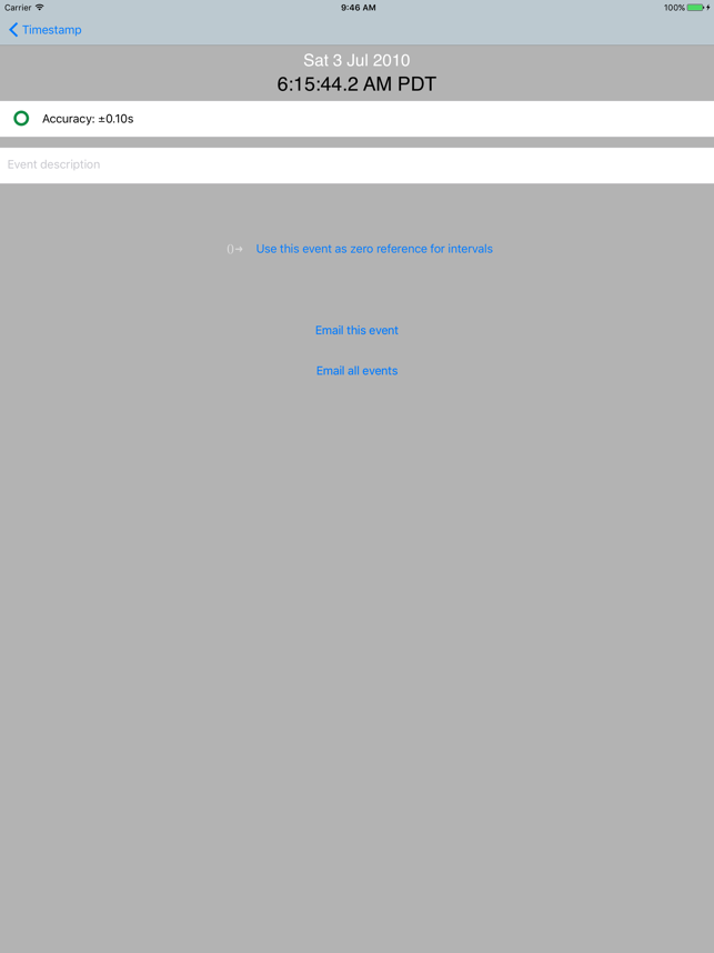 ‎Emerald Timestamp Screenshot