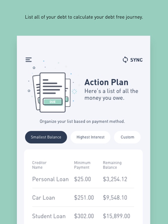 Screenshot #4 pour Debt Snowball Calculator