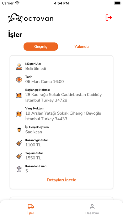 Octovan Sürücü Screenshot
