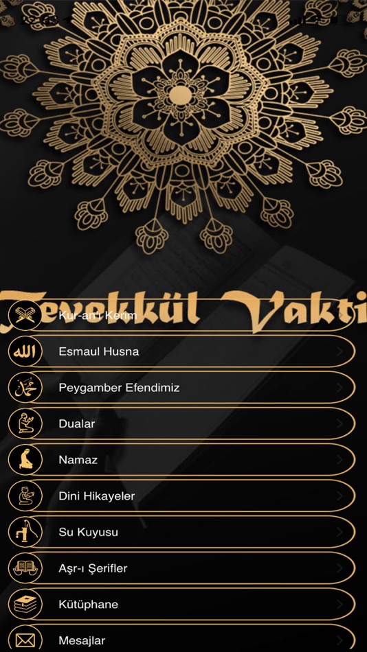 #1. Tevekkulvakti (iOS) Podle: sedat sevinmis