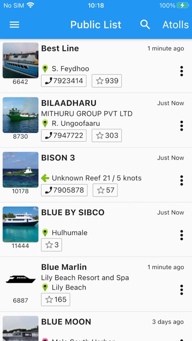 FollowMe Vessel Tracker Screenshot