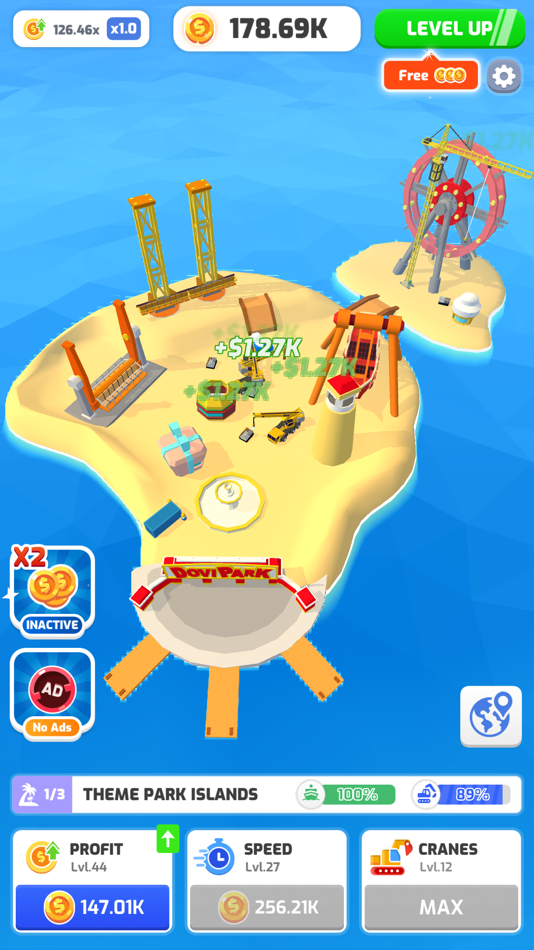 #5. Idle Island Inc (iOS) 由: Green Panda Games