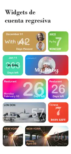 Bildschirmfoto 1 Widgets de cuenta regresiva iphone