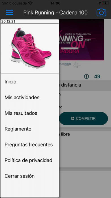 Pink Running Screenshot
