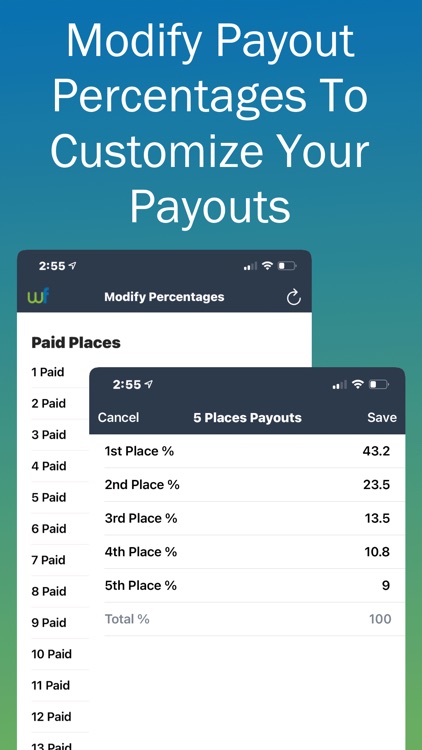Weighfish Tournament Calc