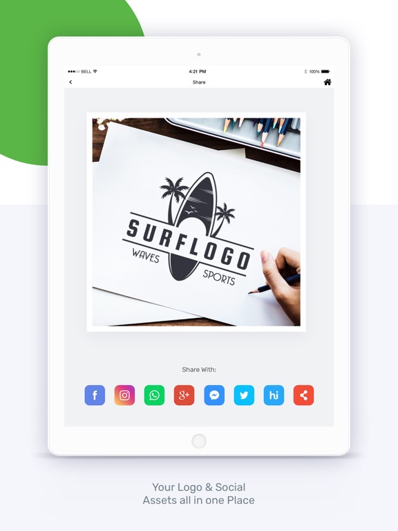 Logo Maker - Logo Templates iPad screenshot 7 - Graphics & Design app