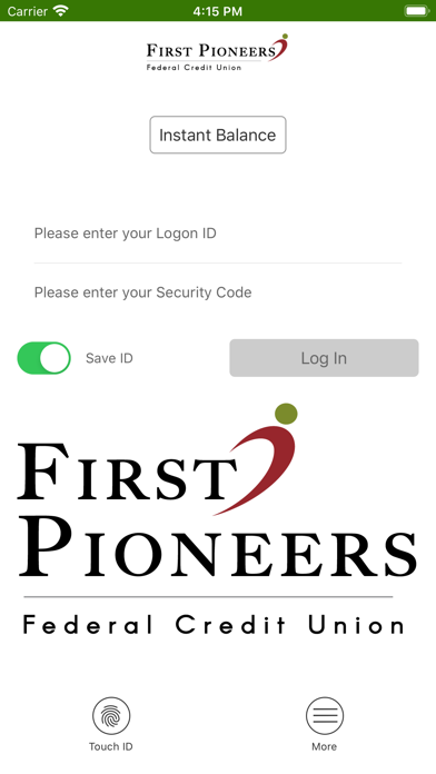 First Pioneers FCU Screenshot