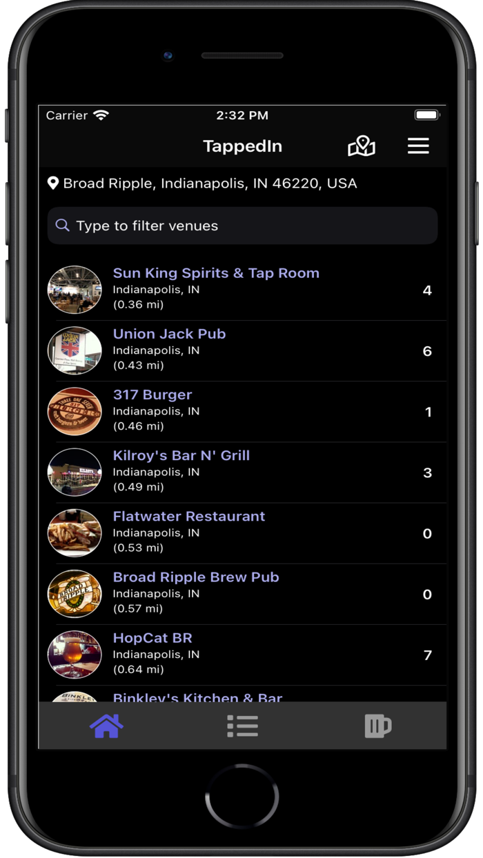 TappedIn - Beer Menus