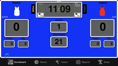 Ballers Basketball Scoreboard Screenshot
