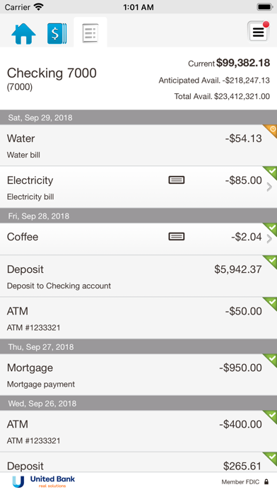 United Bank Business - MI Screenshot