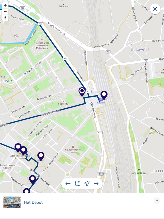 KU Leuven Walking Tours iPad screenshot 6 - Travel app