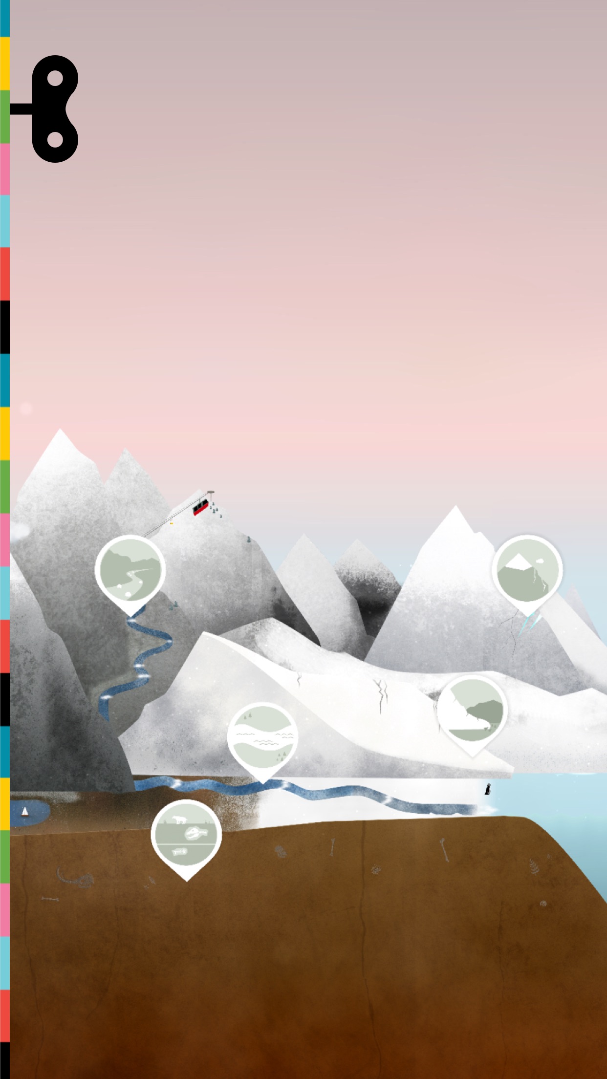 Screenshot do app A Terra por Tinybop