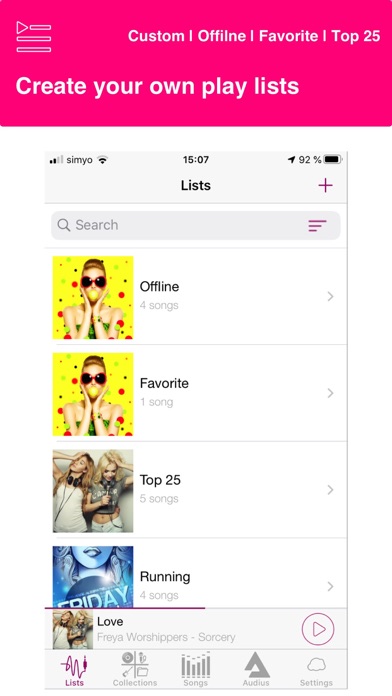 Cloud Music App Pro Screenshot