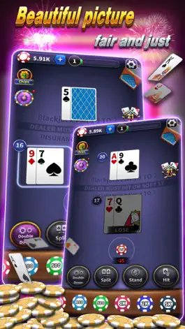 Game screenshot Blackjack 21 - card games.io apk