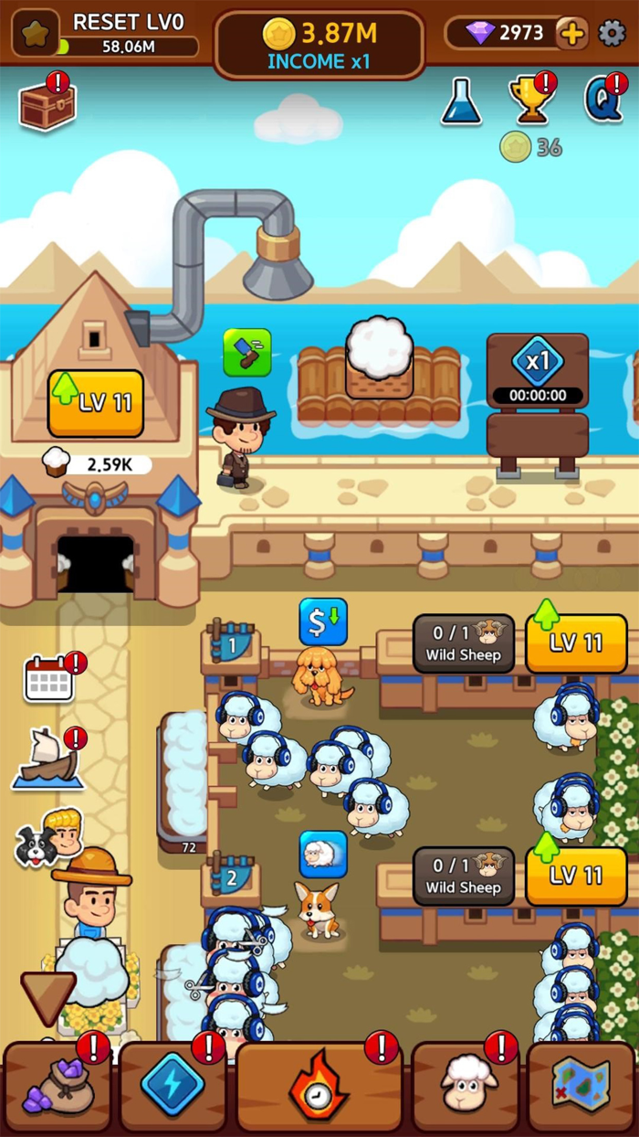Sheep Farm Idle games Tycoon