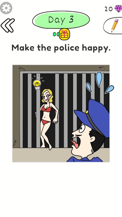 Draw Happy Police: Trivia Game