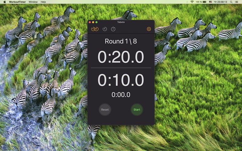 Screenshot #1 pour Workout Timer: tabata training