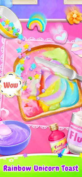 Game screenshot Unicorn Food Art Design apk