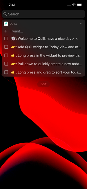 ‎Quill - Todo list Screenshot