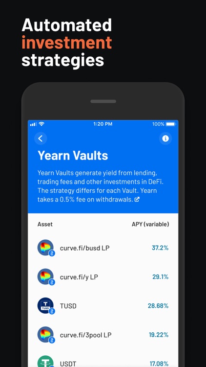 Argent – DeFi in a tap screenshot-4