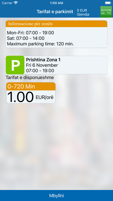 Prishtina Parking Screenshot