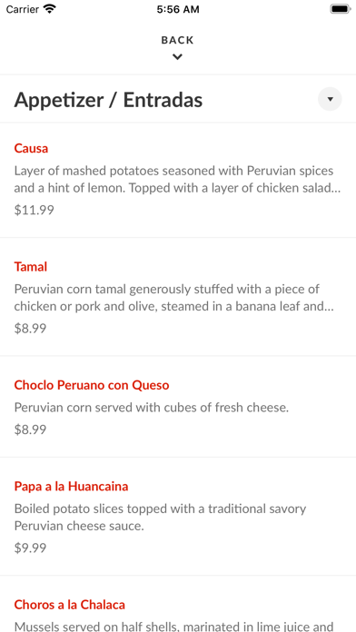 Machu Picchu Restaurant Screenshot 3 - AppWisp.com Machu Picchu Restaurant Screenshot 3 - AppWisp.com
