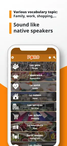 Game screenshot PORO - French Vocabulary hack