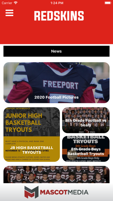 Brazosport ISD Athletics Screenshot