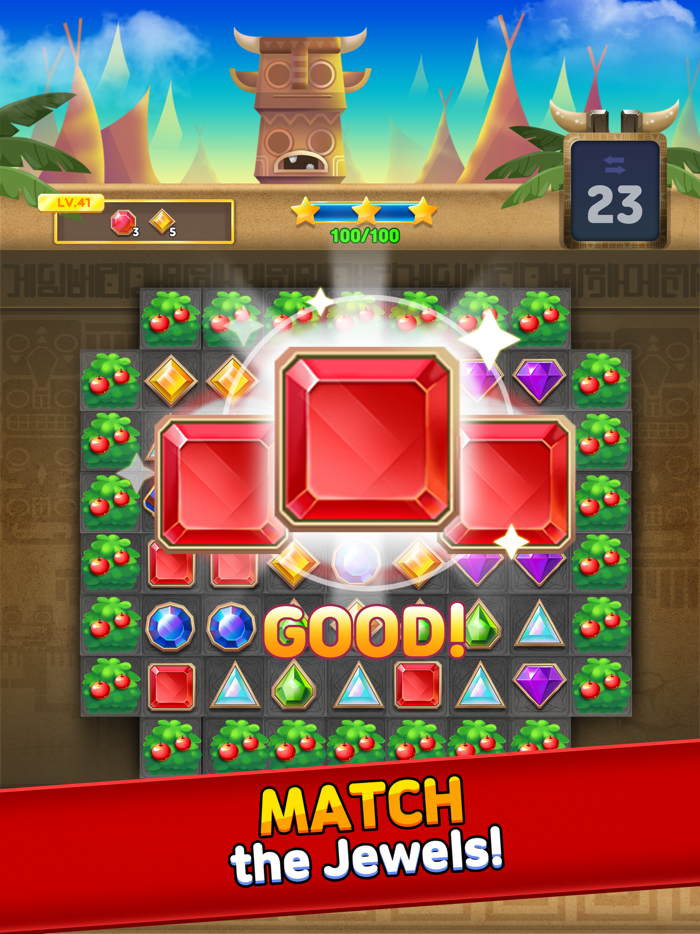 Temple Gem  Match 3 Puzzle