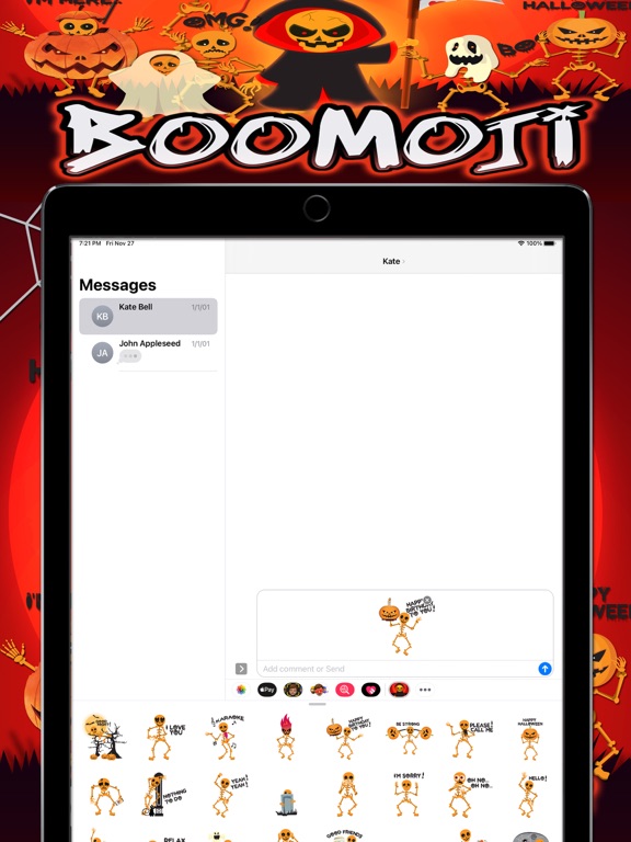 Screenshot #5 pour Boomoji Halloween Fun Stickers