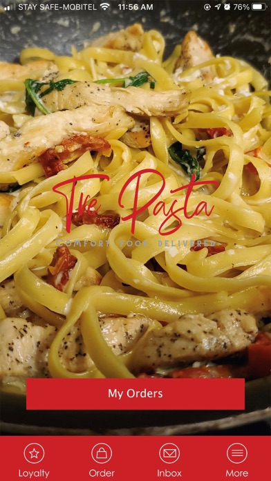 Tre Pasta Screenshot 1 - AppWisp.com Tre Pasta Screenshot 1 - AppWisp.com