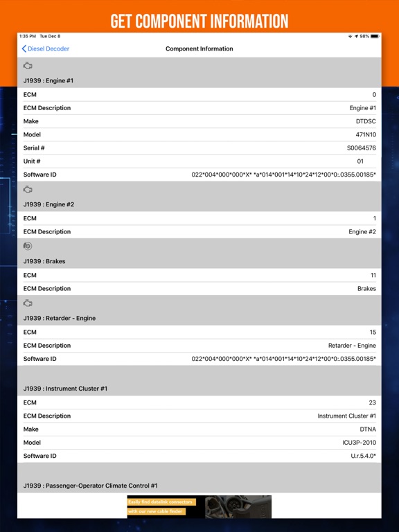 Screenshot #4 pour Diesel Decoder