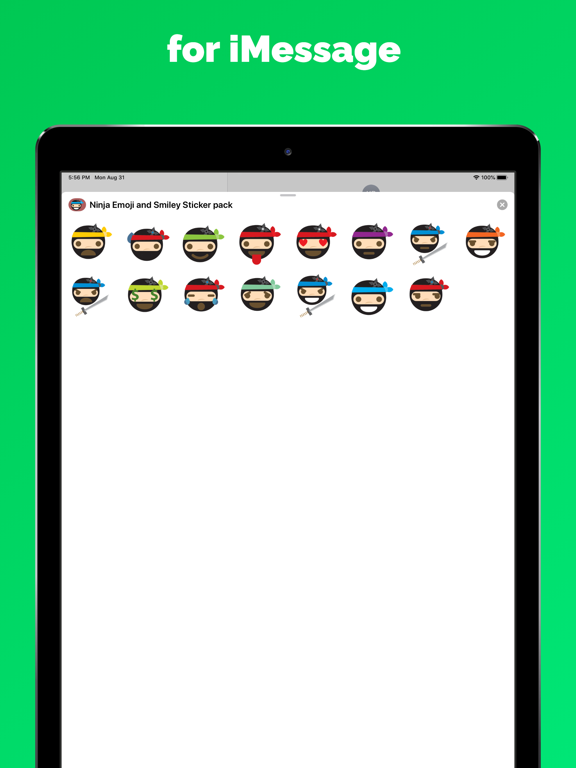 Screenshot #5 pour Ninja Autocollant Emoji