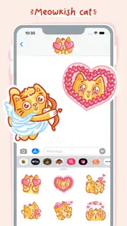 cat in love! iphone screenshot 2