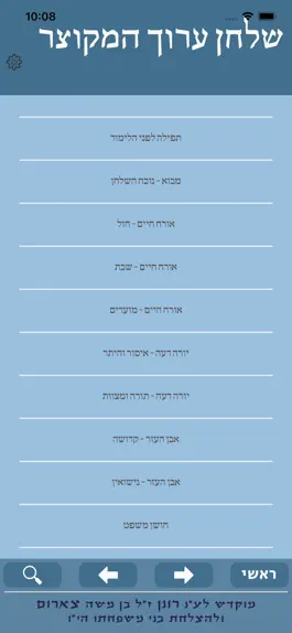 Game screenshot שלחן ערוך המקוצר mod apk