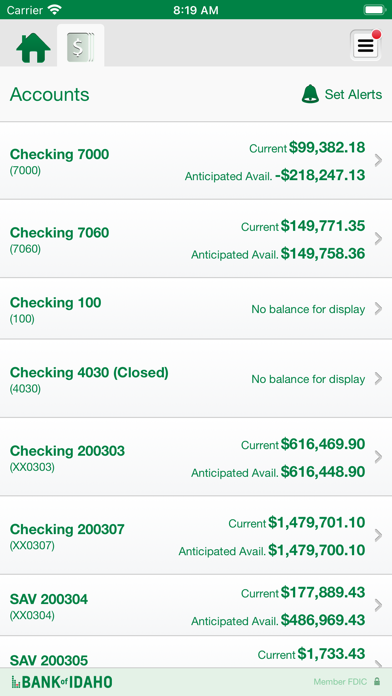 Bank of Idaho Biz Mobile Screenshot