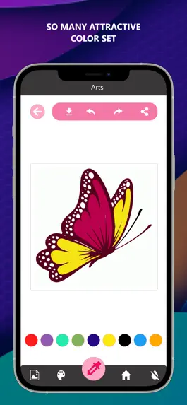 Game screenshot Fill Colors : ColorArt Book apk