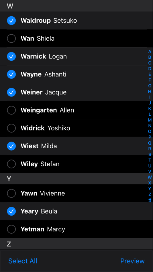 #3. Contacter (iOS) 来自: Giuseppe Cigala