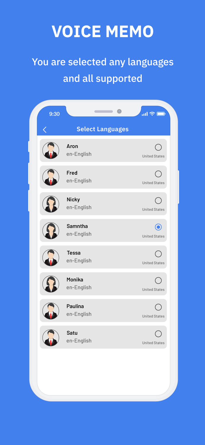 Voice Memo  Text To Speech