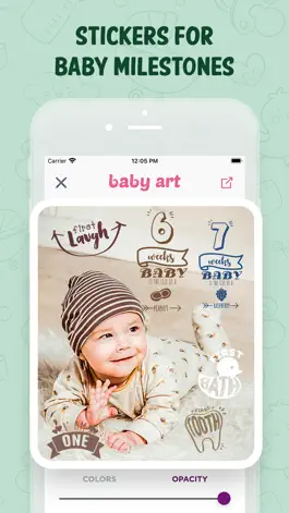 Game screenshot Baby Art-Baby Monthly Pictures hack