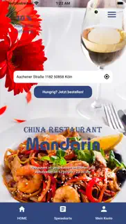 china restaurant mandarin iphone screenshot 1