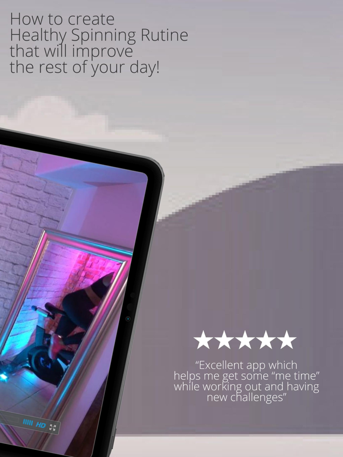 Spinning Sweat Exercise App