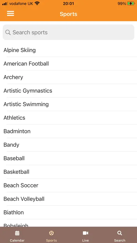 All Sport DB Live screenshot 6 of 10