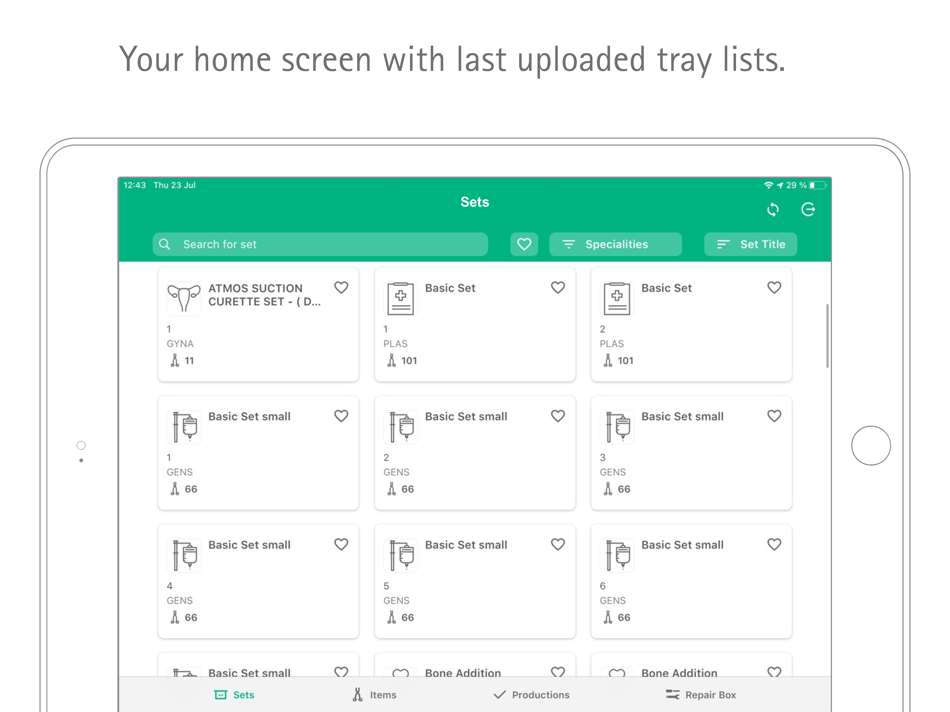 #1. Tray Organizing Manager NG (iOS) 由: B. Braun Melsungen AG