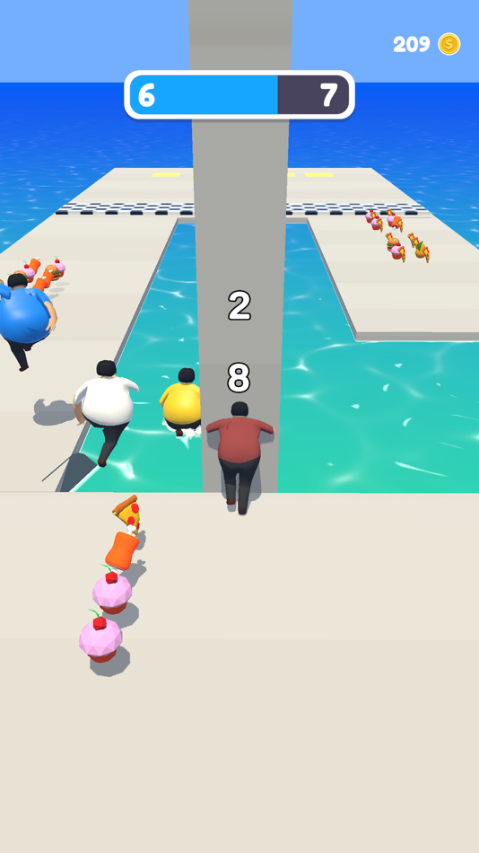 #4. Fat Run! (iOS) 由: Nomadic Bear Games