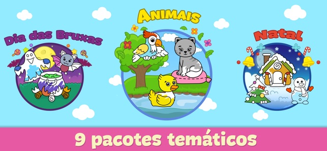 Jogos infantis de colorir 2-6 na App Store