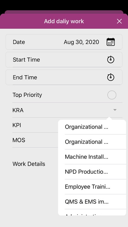 Business Plan Tracker